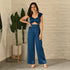 Electric Blue Satin Co-ord Set